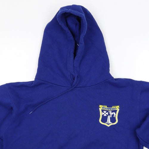 Blue Max Mens Blue   Pullover Hoodie Size S  - Meadowvale Logo Hoody