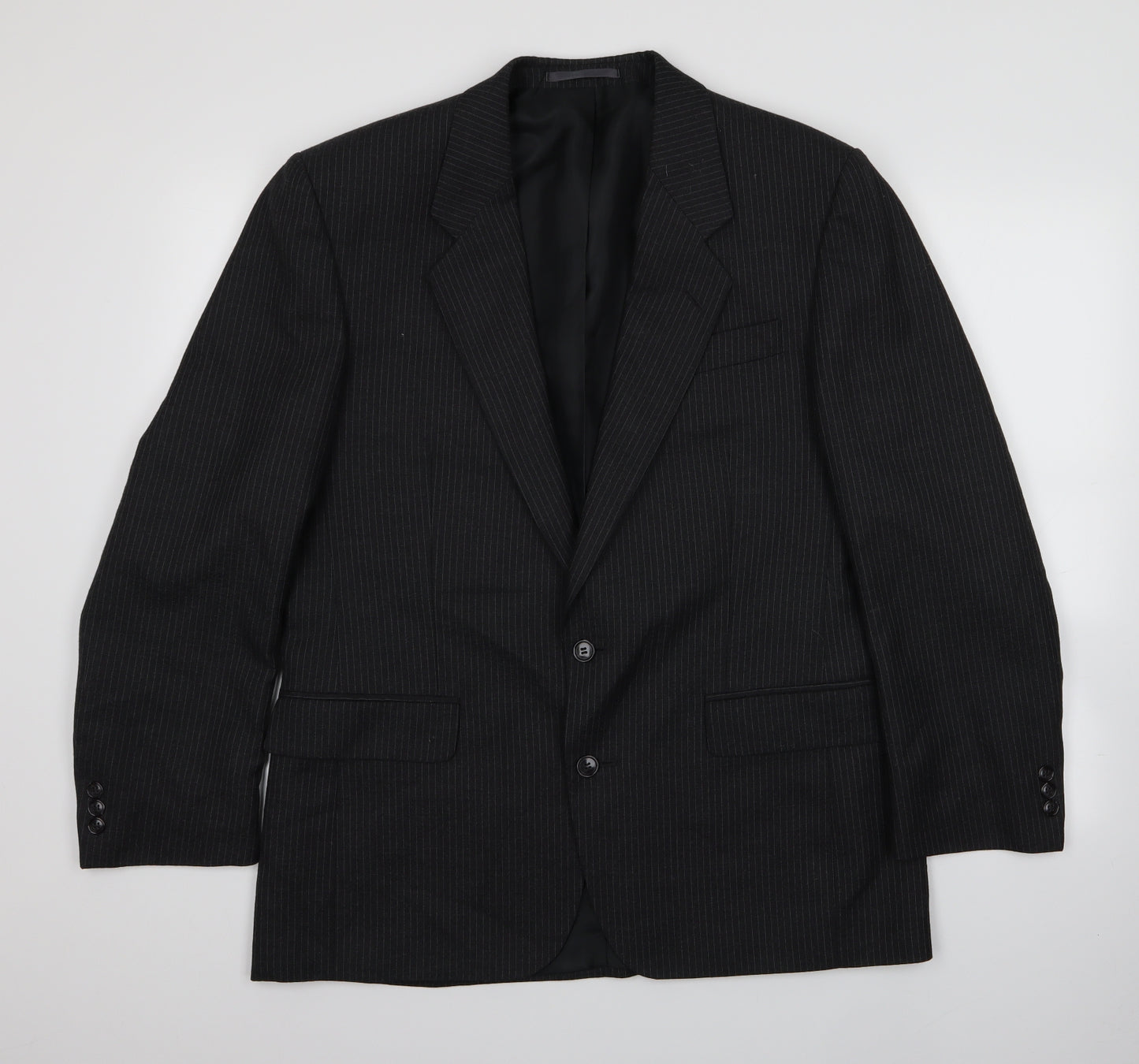 Canada Mens Grey Striped  Jacket Suit Jacket   - Pinstripe Jacket