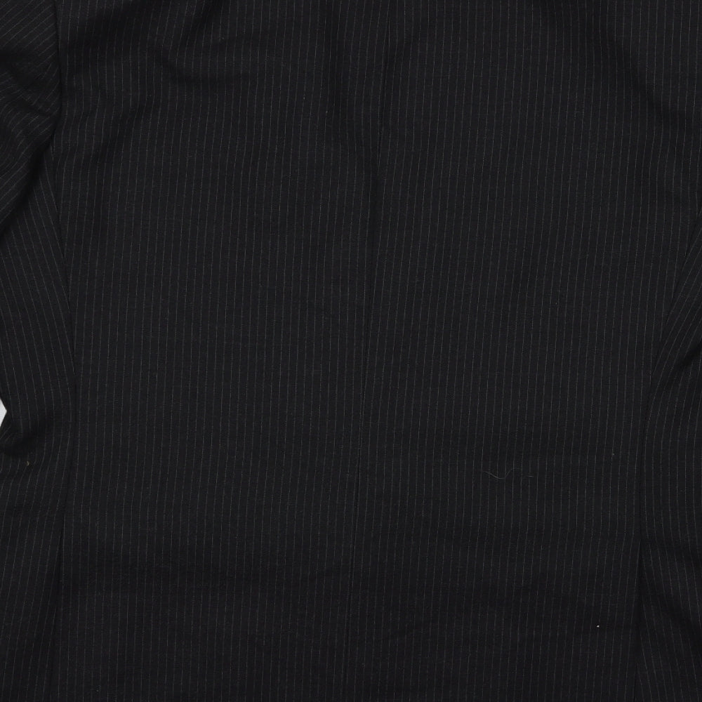 Canada Mens Grey Striped  Jacket Suit Jacket   - Pinstripe Jacket