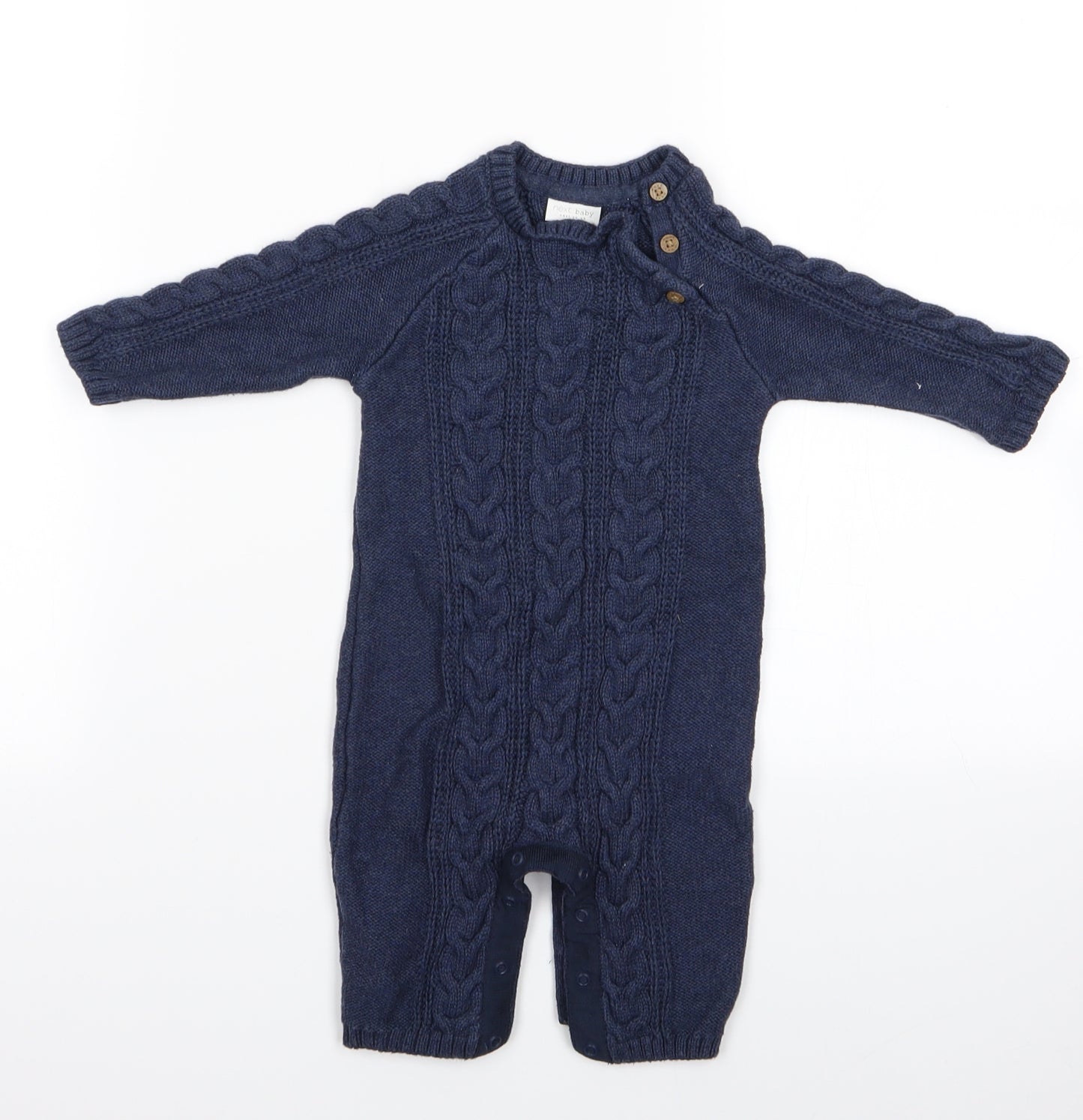 NEXT Baby Blue Geometric  Romper One-Piece Size 3-6 Months  - Rompersuit