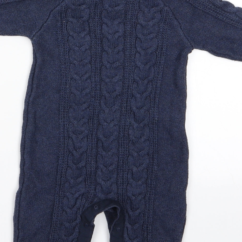 NEXT Baby Blue Geometric  Romper One-Piece Size 3-6 Months  - Rompersuit