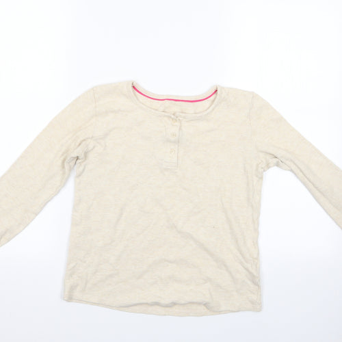Marks and Spencer Girls Ivory Geometric   Pyjama Top Size 11-12 Years  - Pyjama Top