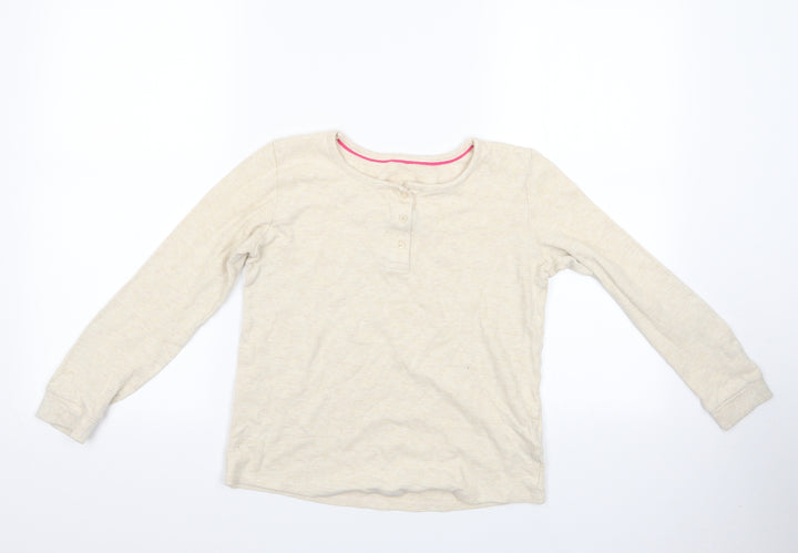Marks and Spencer Girls Ivory Geometric Pyjama Top Size 11-12 Years - Pyjama Top