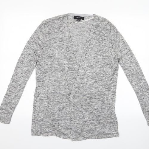 Atmosphere Womens Grey Herringbone  Wrap Jumper Size 6  - Wrap Style Cardigan