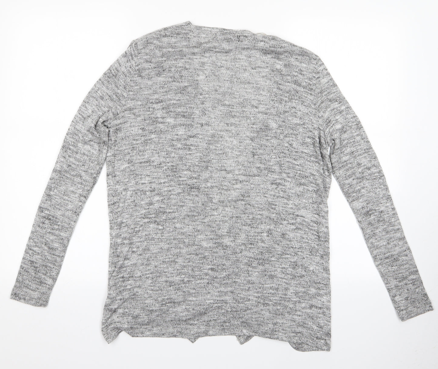 Atmosphere Womens Grey Herringbone  Wrap Jumper Size 6  - Wrap Style Cardigan