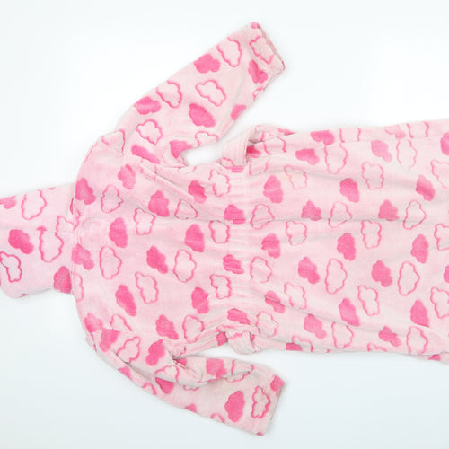 Florence and Fred Girls Pink    Robe Size 7-8 Years  - Cloud Print