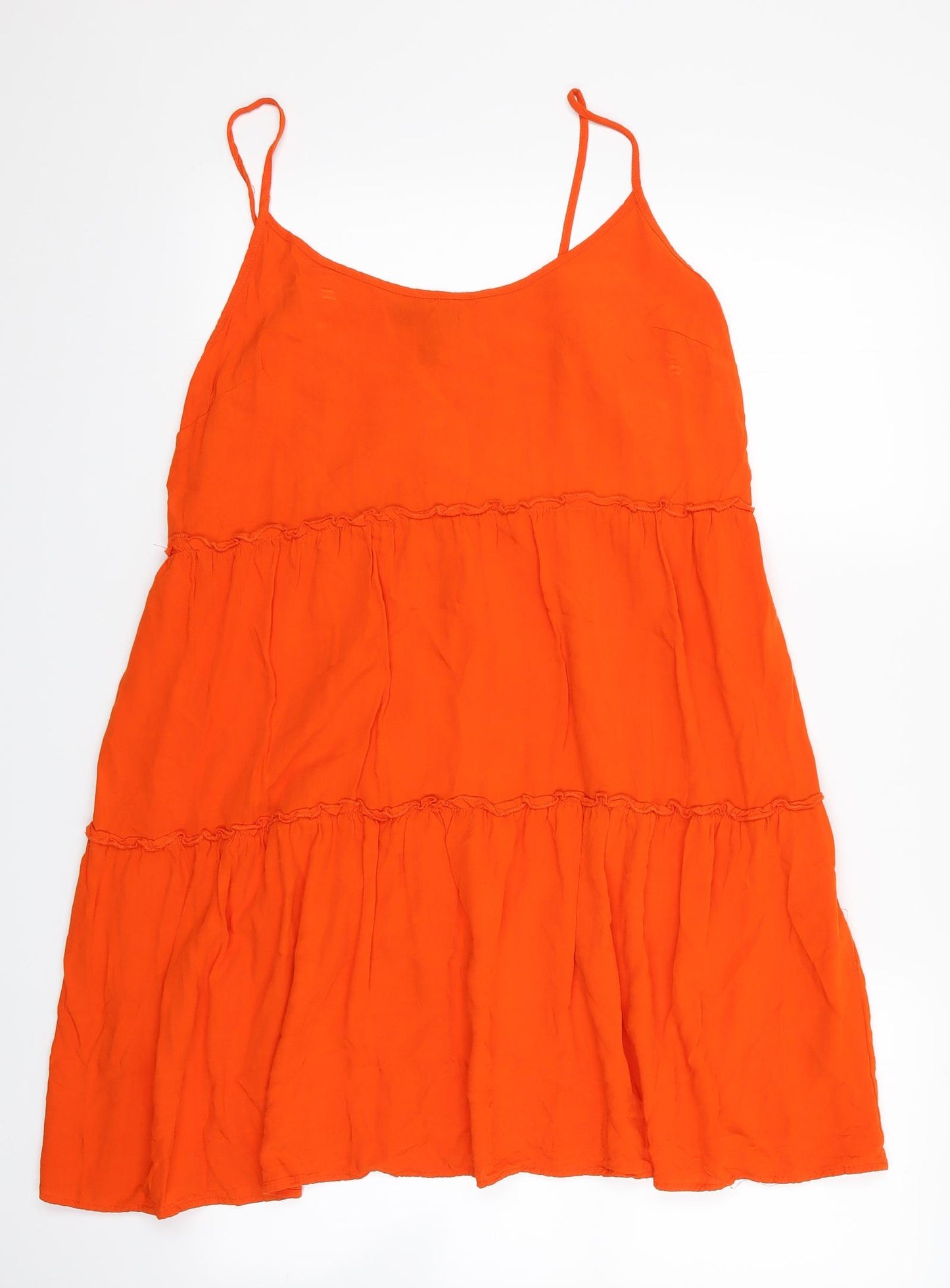 New Look Womens Orange   A-Line  Size 14  - Spaghetti Straps