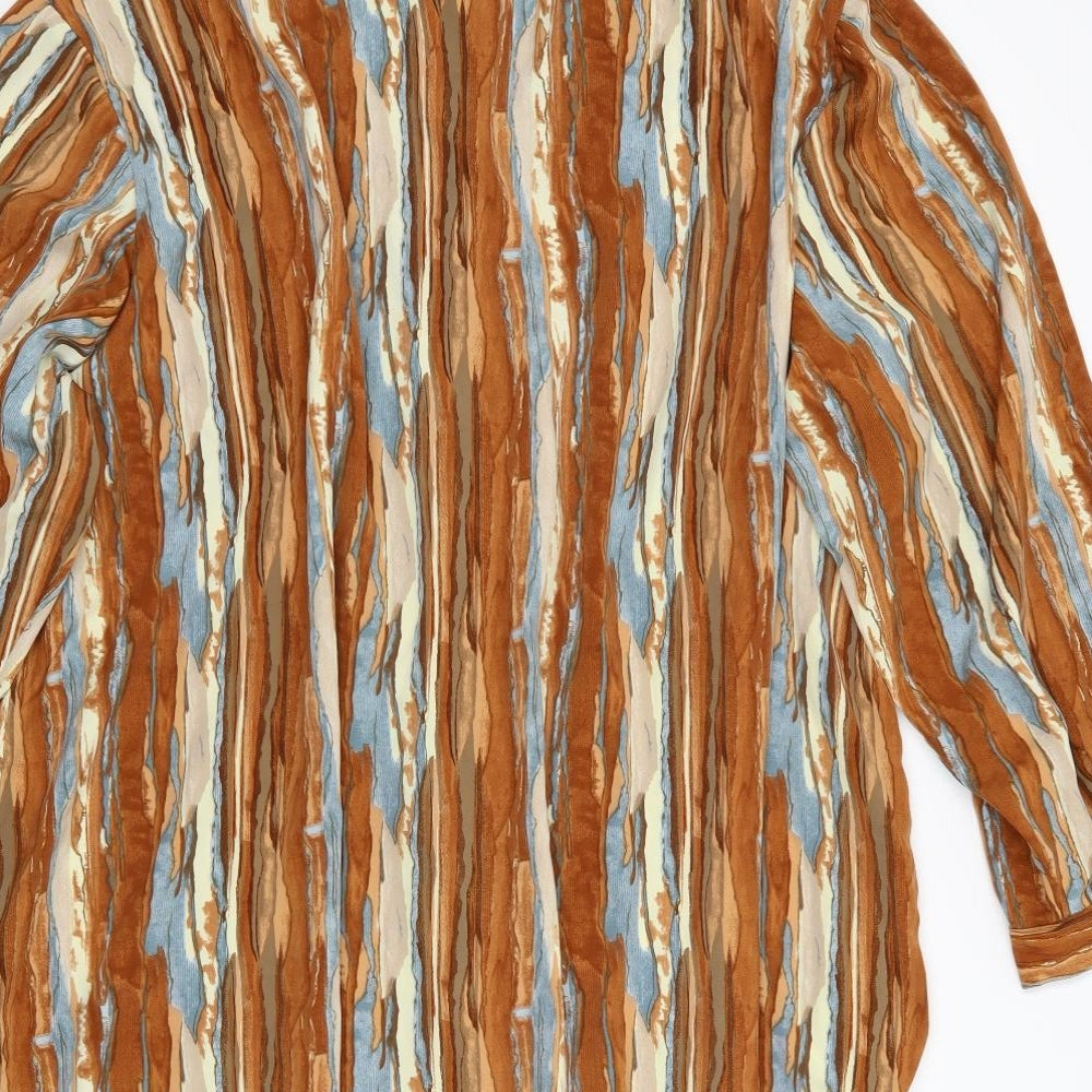Sedagyl Womens Multicoloured   Basic Blouse   - Multicoloured blouse Blue, Brown, Ivory
