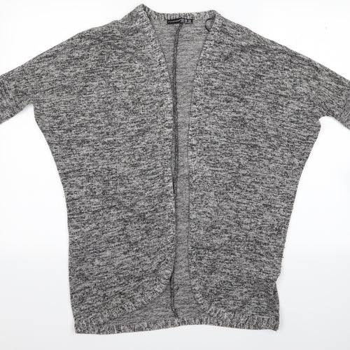 Atmosphere Womens Grey Houndstooth  Wrap Jumper Size XS  - Wrap Carding