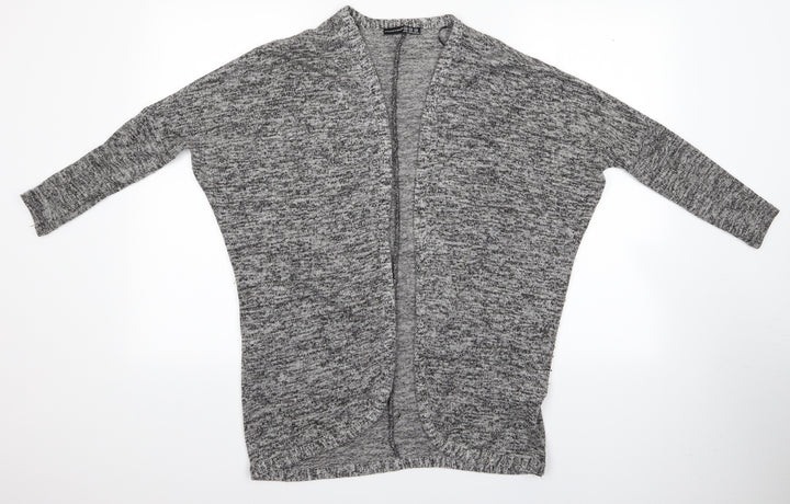 Atmosphere Womens Grey Houndstooth  Wrap Jumper Size XS  - Wrap Carding