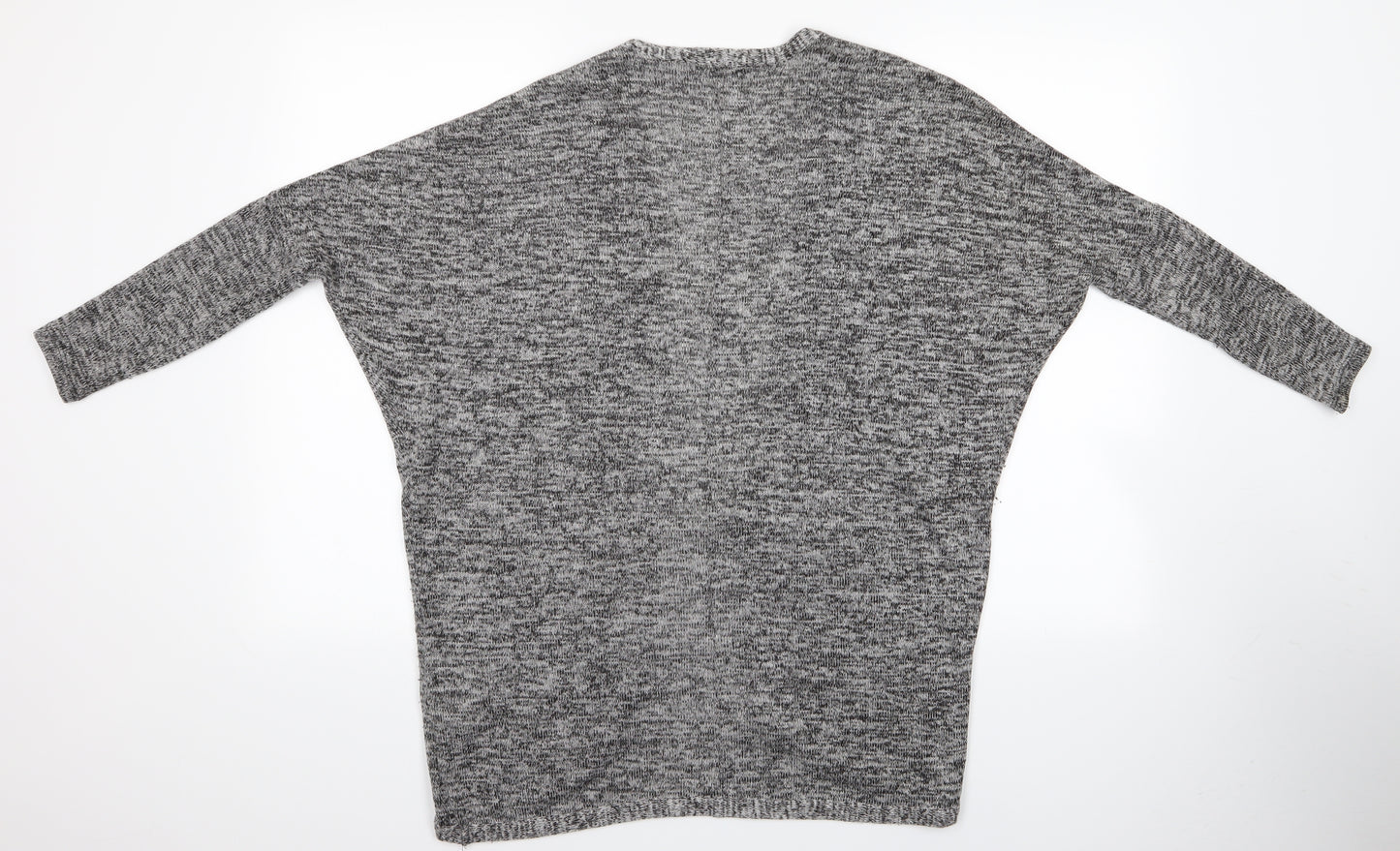 Atmosphere Womens Grey Houndstooth  Wrap Jumper Size XS  - Wrap Carding