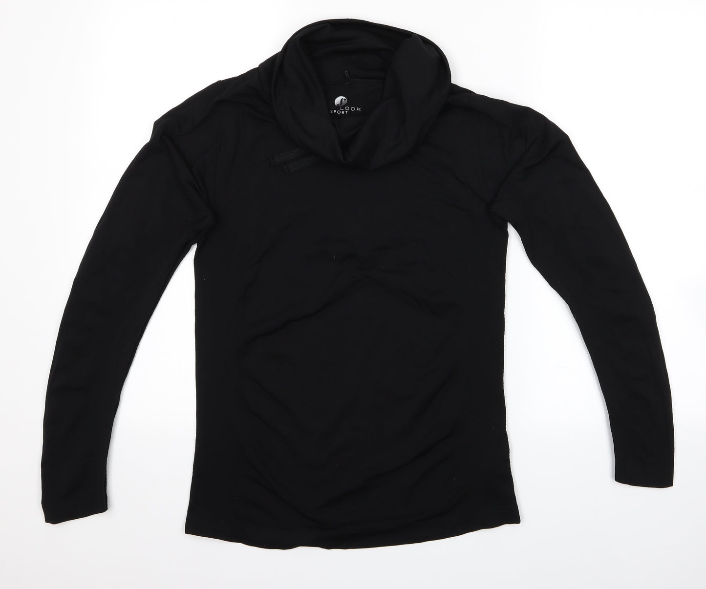 New Look  Mens Black   Pullover Casual Size M  - Sports Top, Cowl Neck with Drawstring