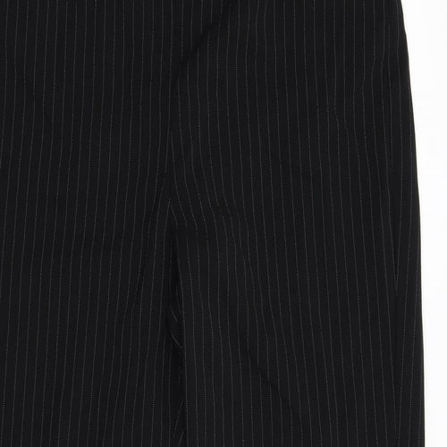 Dorothy Perkins Womens Black Striped  Trousers  Size 14 L29 in