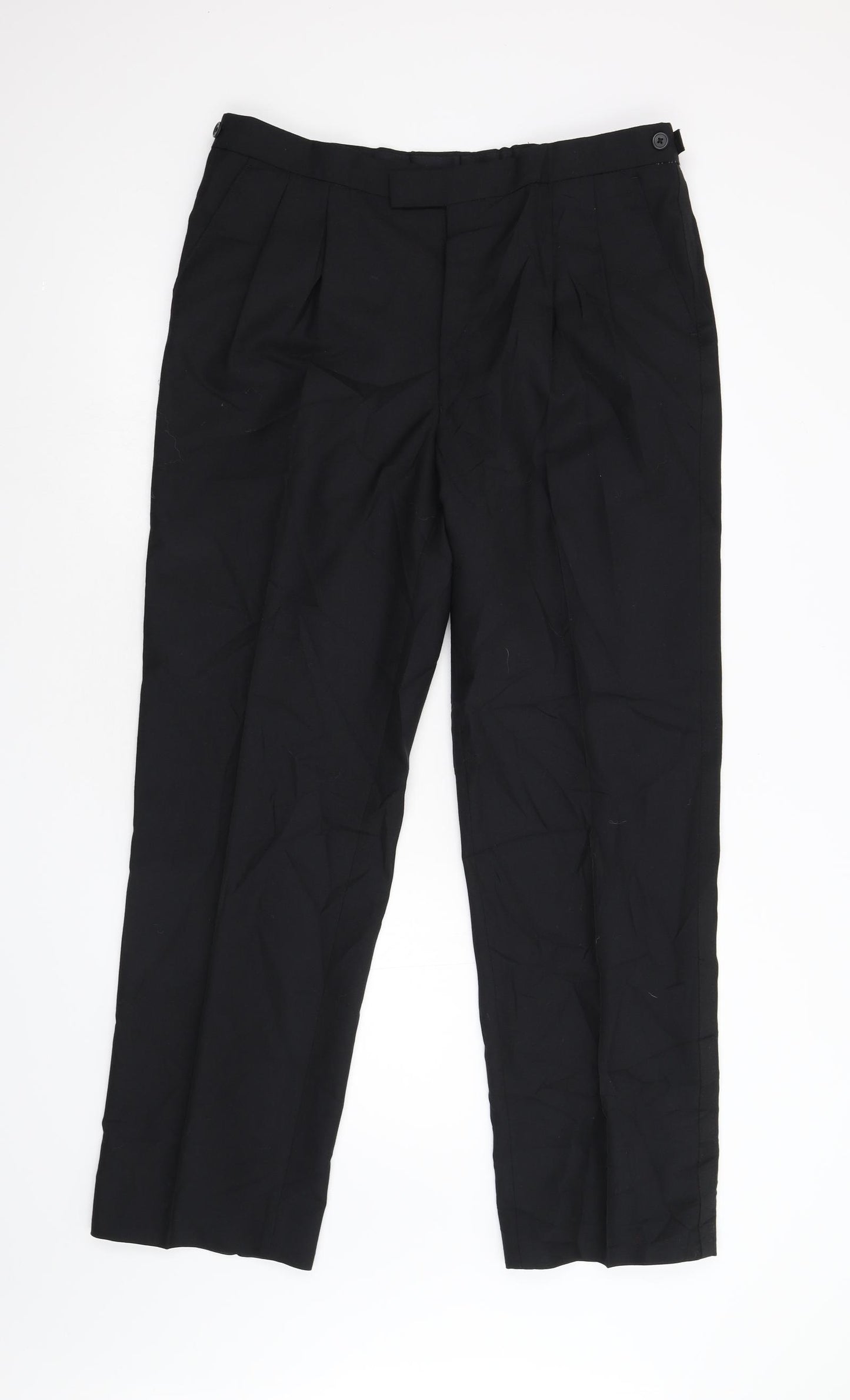 Premiere Mens Black   Trousers  Size 36 L31 in
