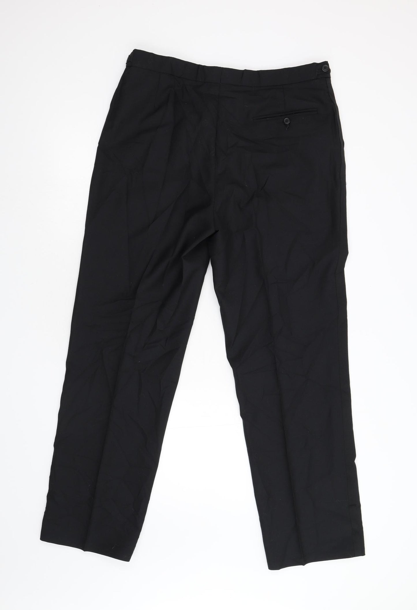 Premiere Mens Black   Trousers  Size 36 L31 in