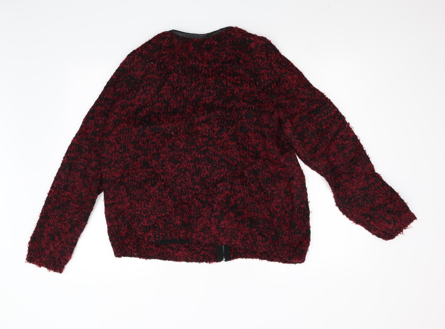 M&S Womens Red   Jacket Coatigan Size 16
