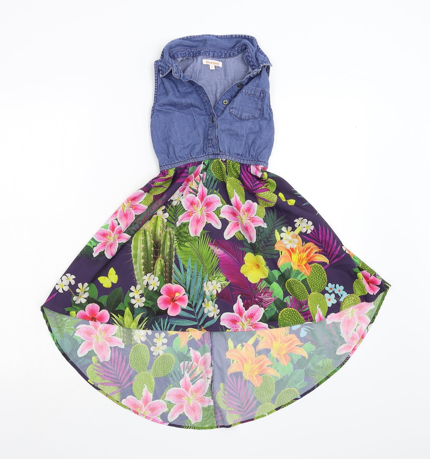 Blue Zoo Girls Multicoloured Floral  Fit & Flare  Size 6 Years