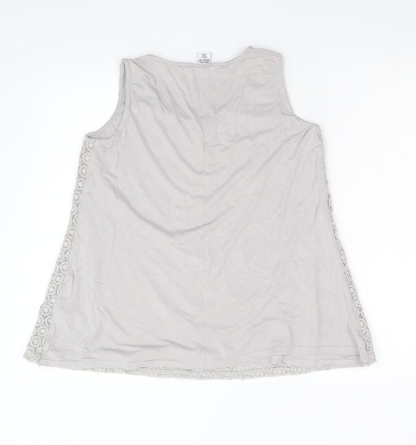 mamas & papas Womens Grey   Basic Tank Size 10