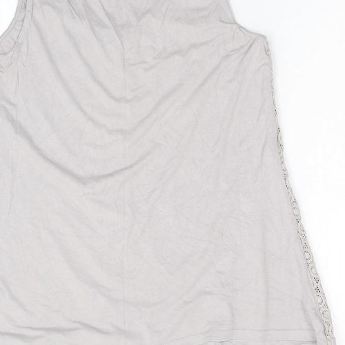 mamas & papas Womens Grey   Basic Tank Size 10
