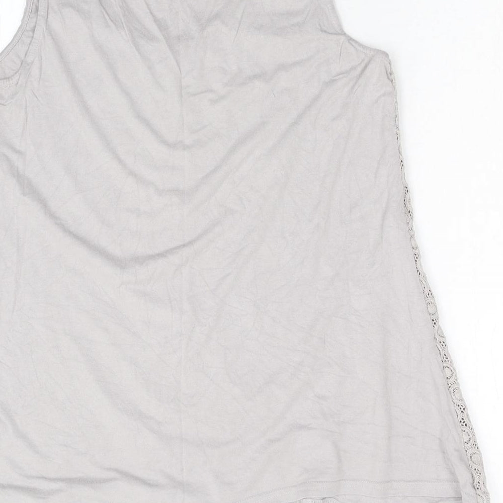mamas & papas Womens Grey   Basic Tank Size 10
