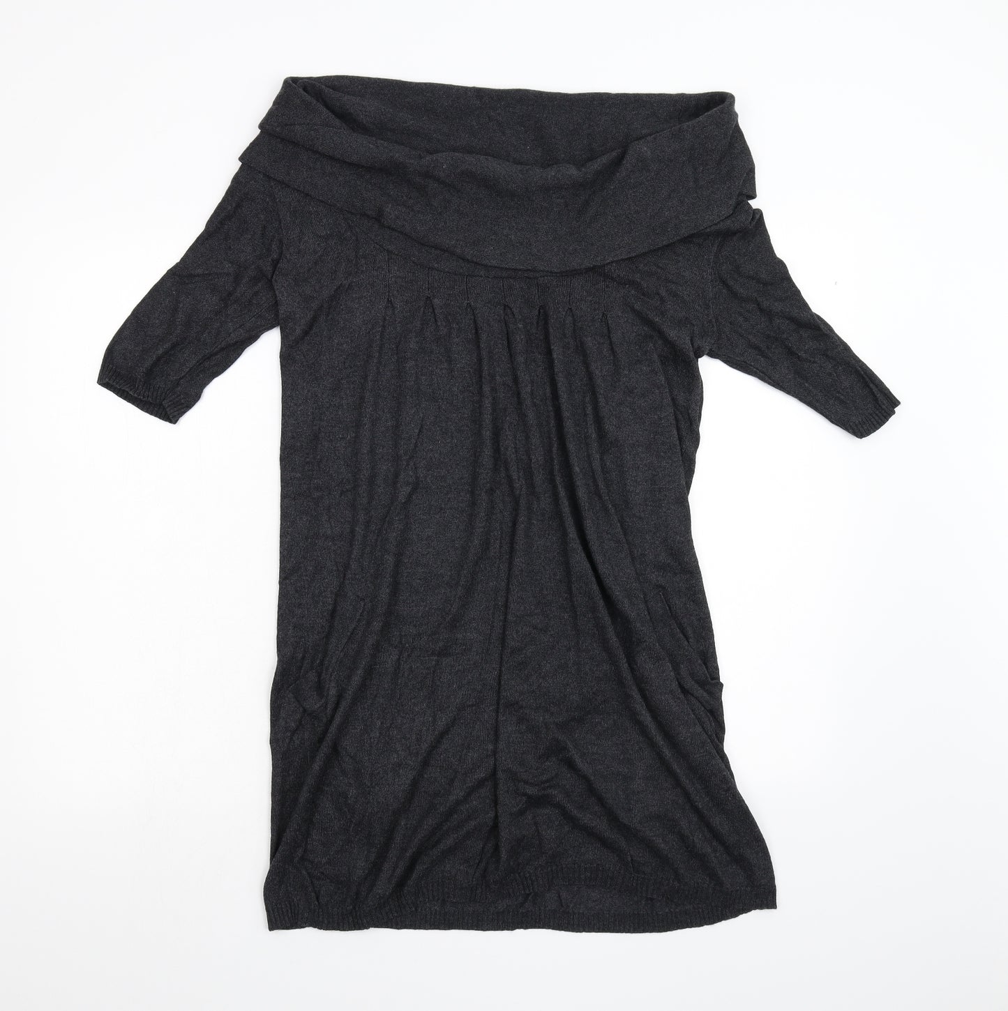 Preworn Womens Grey   Jumper Dress  Size 10