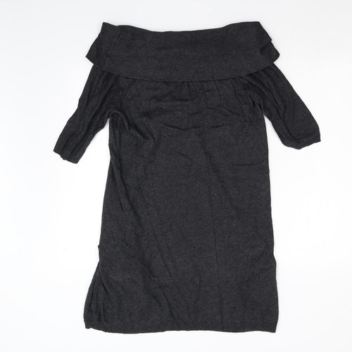 Preworn Womens Grey   Jumper Dress  Size 10