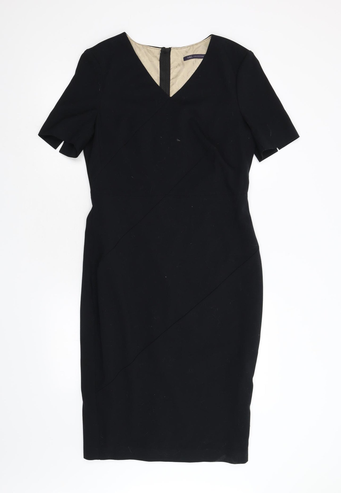 M&S Womens Black   Shift  Size 12