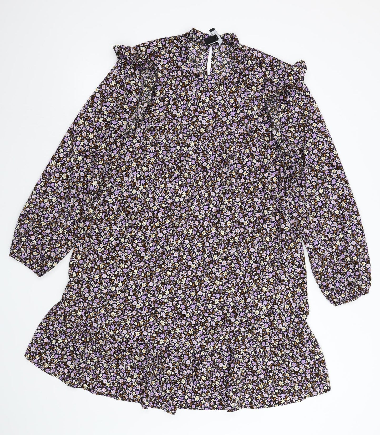 New Look Womens Multicoloured Floral  Shift  Size 14