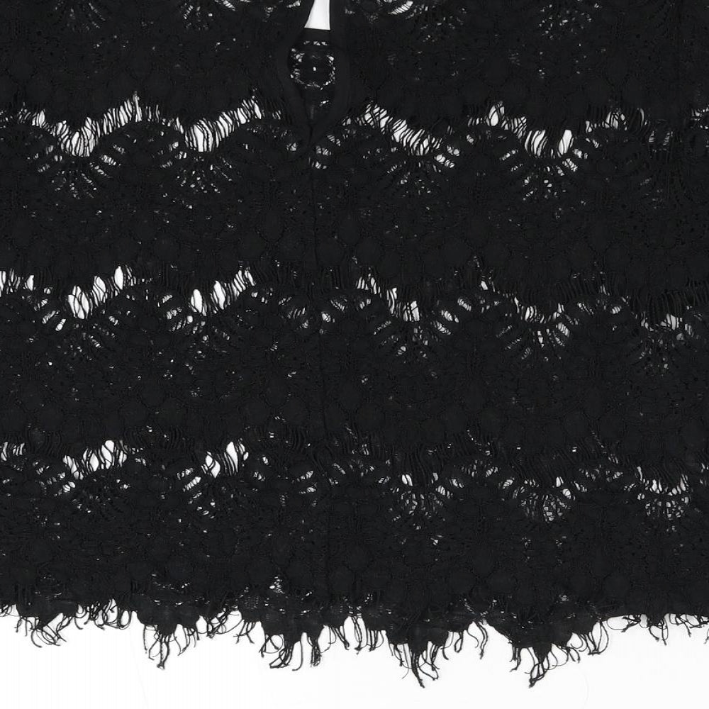 Oasis Womens Black   Basic Blouse Size 12