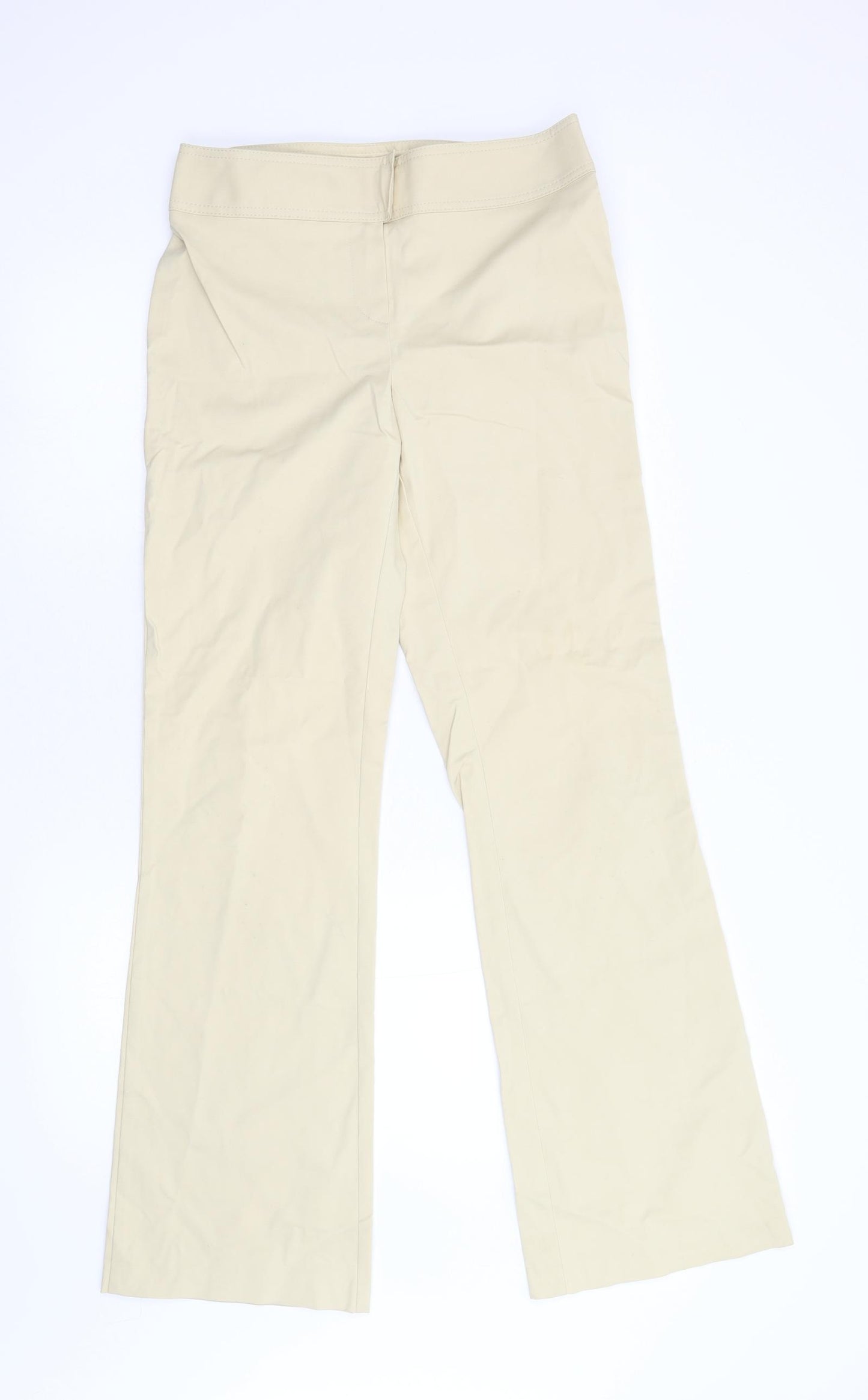M&S Womens Beige   Trousers  Size 10 L32 in