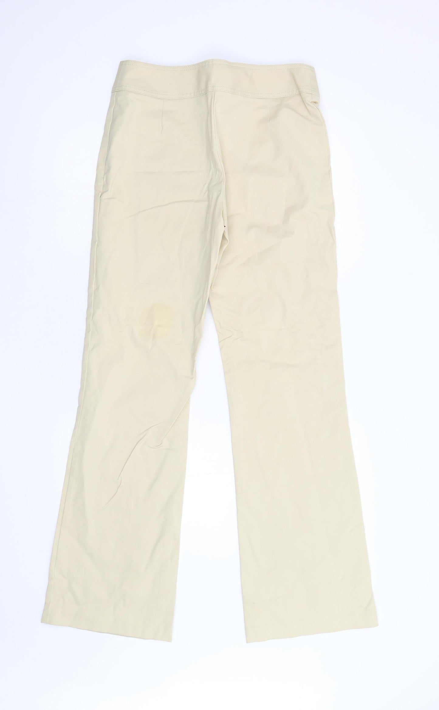 M&S Womens Beige   Trousers  Size 10 L32 in
