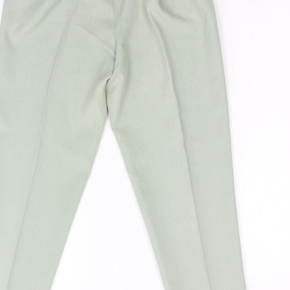 Preworn Womens Green   Trousers  Size 12 L27 in