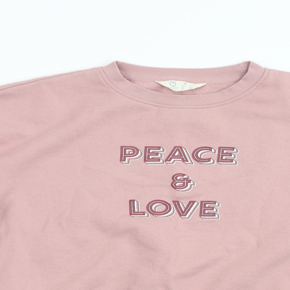 Primark Womens Pink   Pullover Sweatshirt Size M