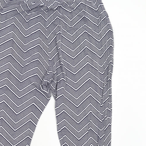Intuition Womens Blue Geometric  Trousers  Size 20 L28 in