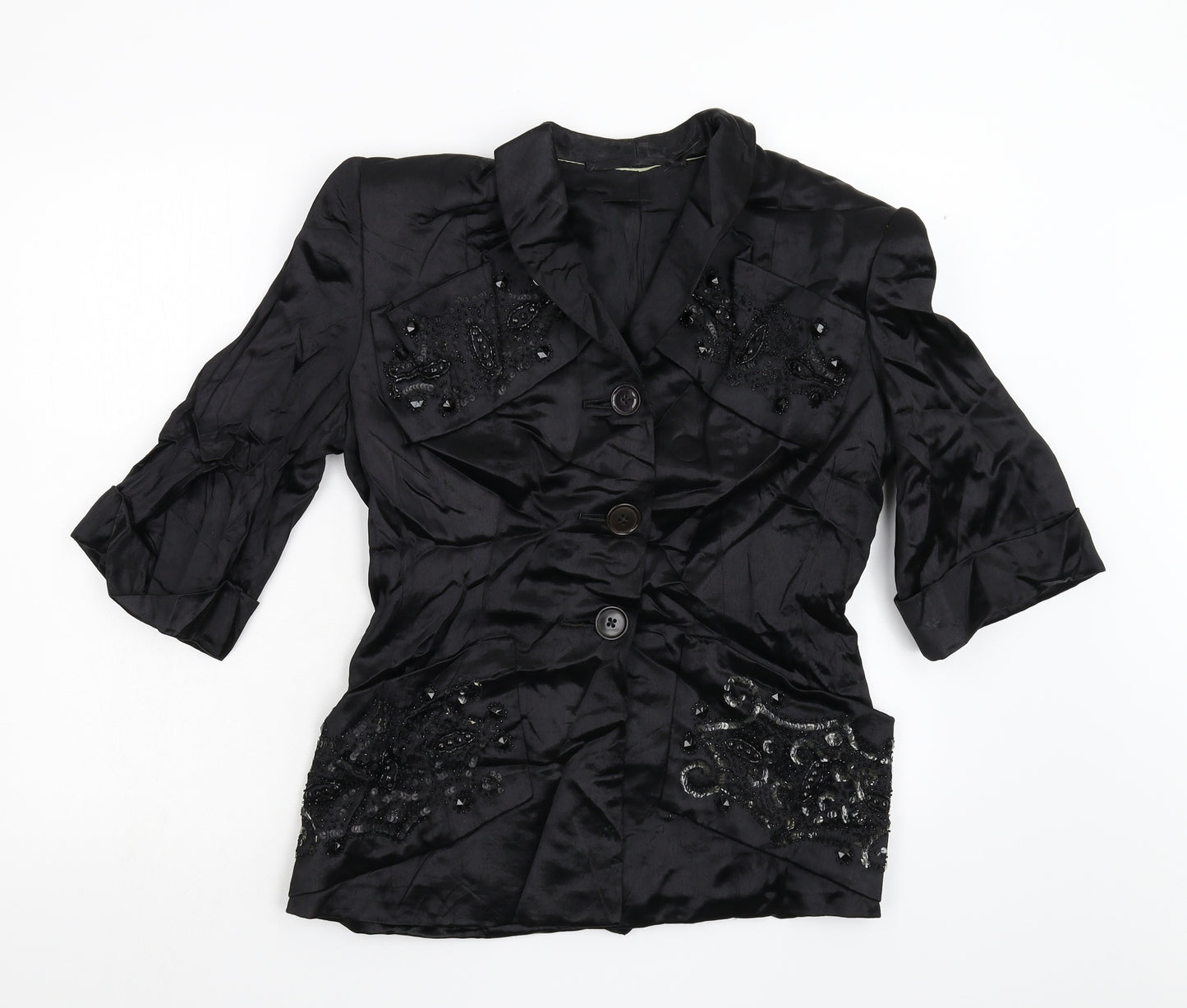 Adele Womens Black   Jacket  Size M