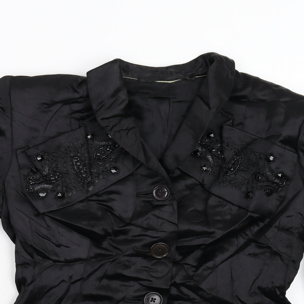 Adele Womens Black   Jacket  Size M