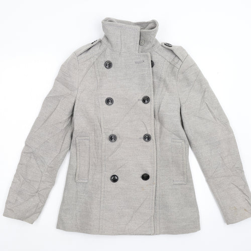 H&M Womens Grey   Jacket  Size 8  - g