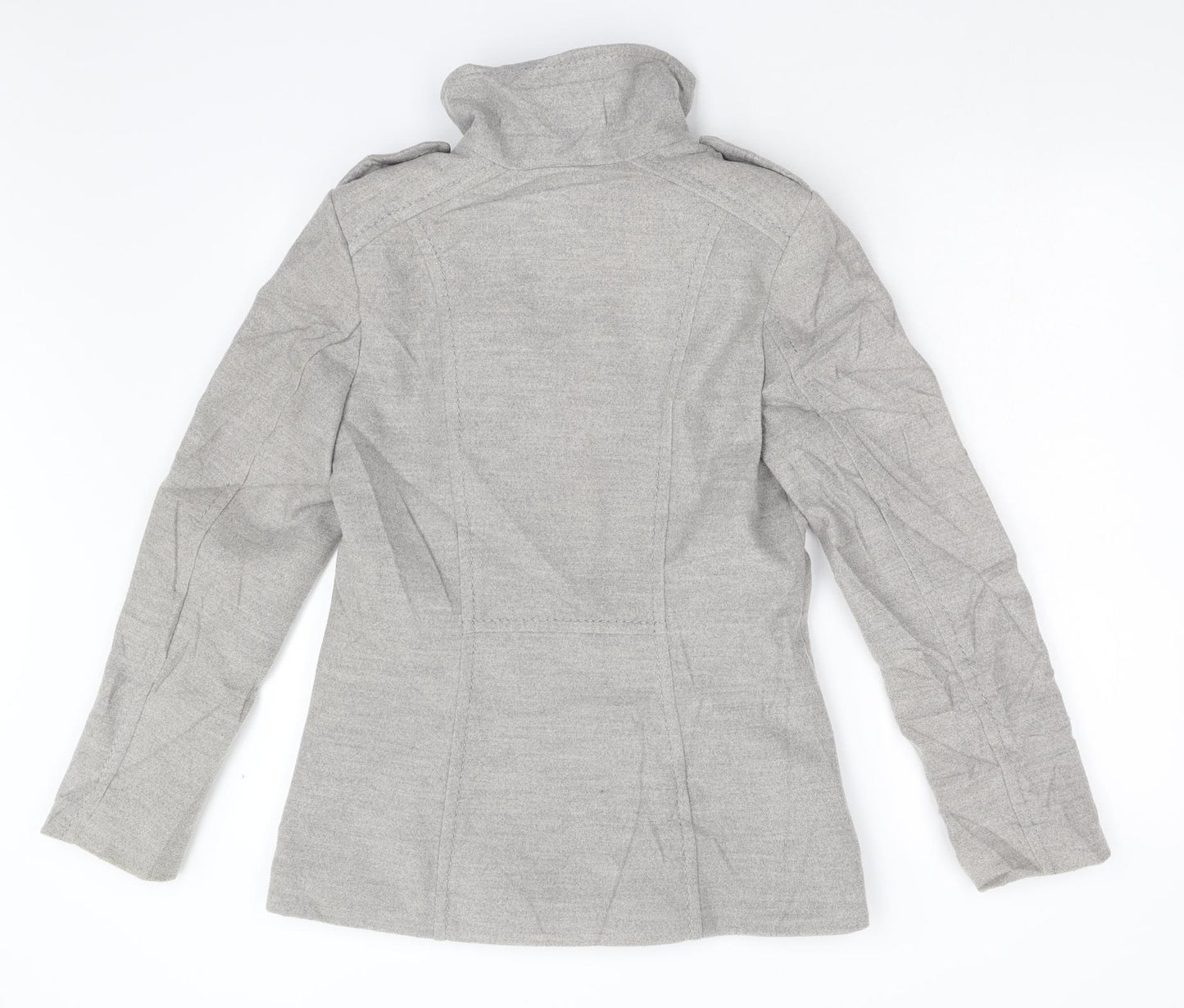 H&M Womens Grey   Jacket  Size 8  - g
