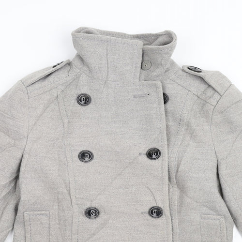 H&M Womens Grey   Jacket  Size 8  - g