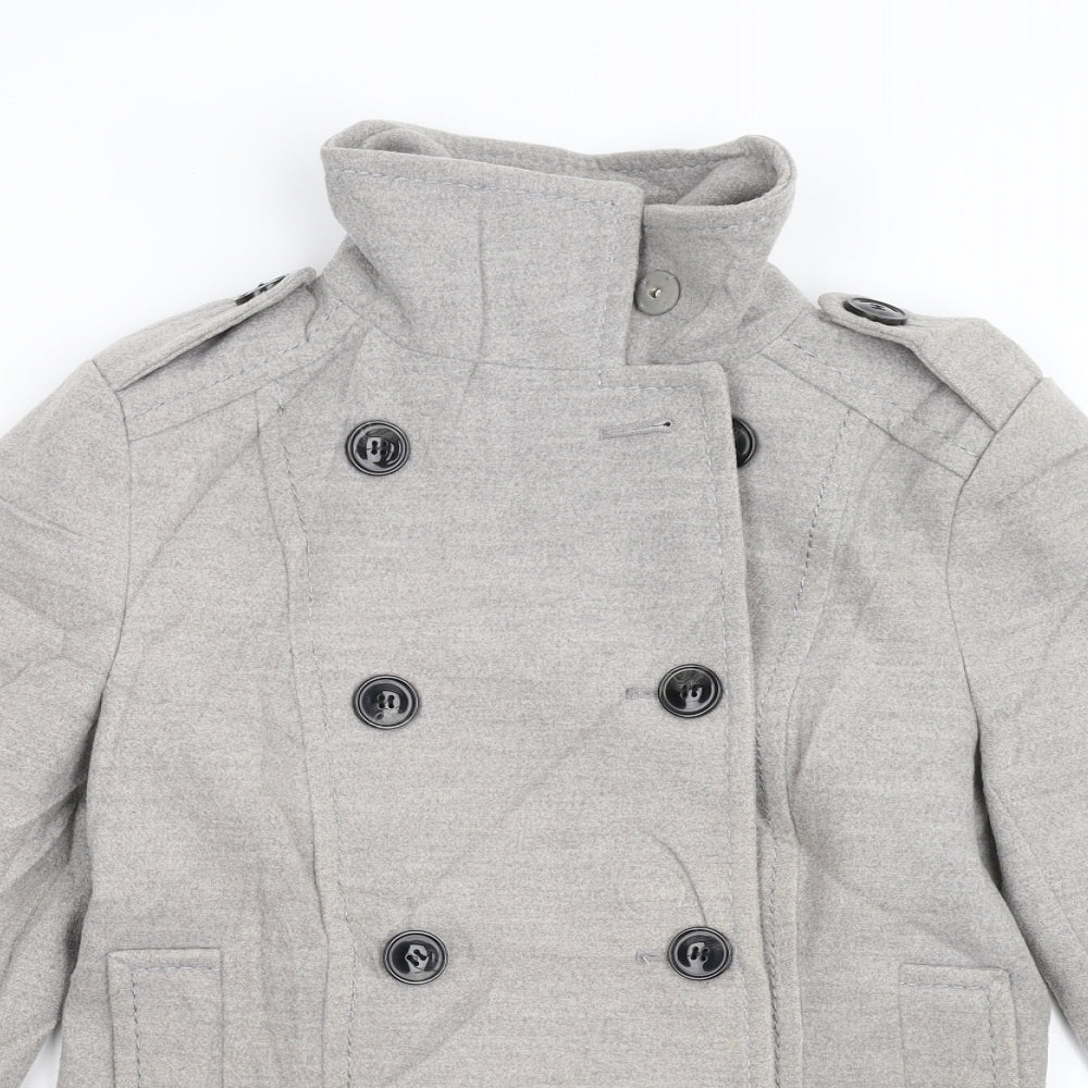 H&M Womens Grey   Jacket  Size 8  - g