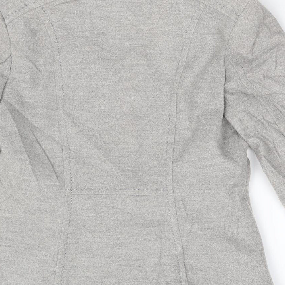 H&M Womens Grey   Jacket  Size 8  - g