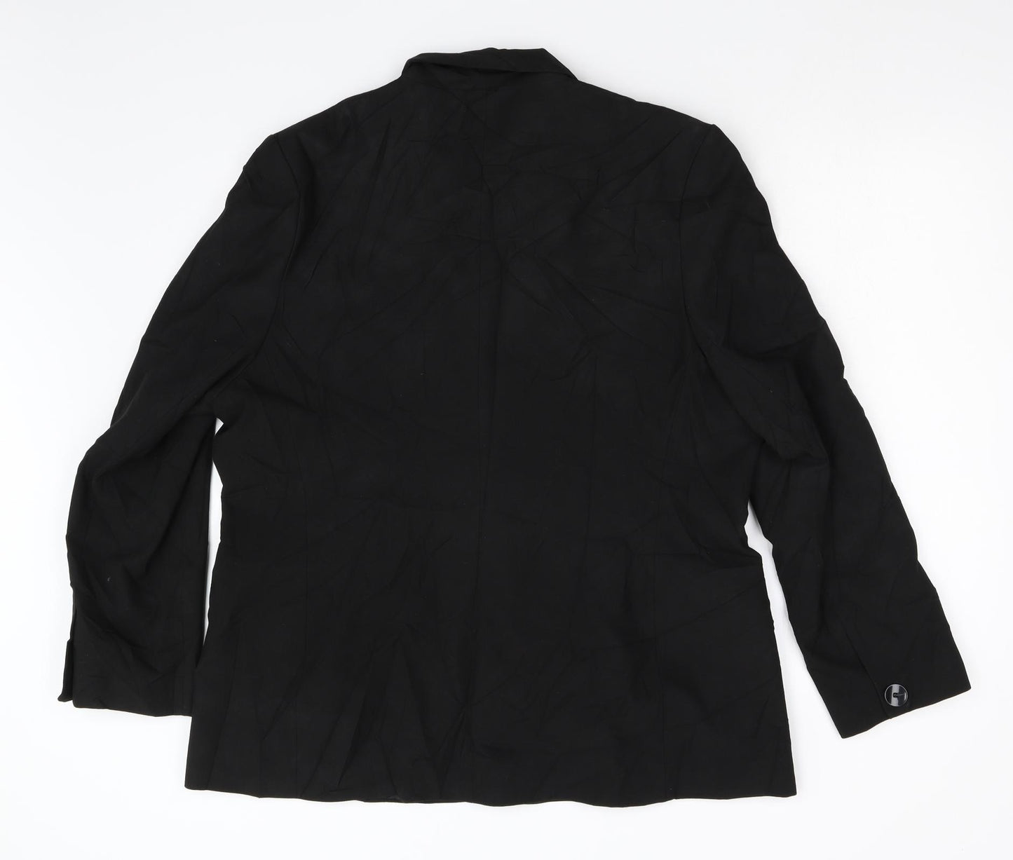 Klass Collection Womens Black   Jacket Suit Jacket Size 20