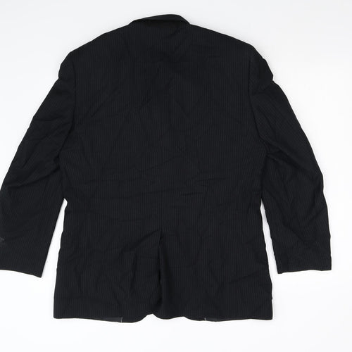 BHS Mens Black   Jacket Suit Jacket Size 40