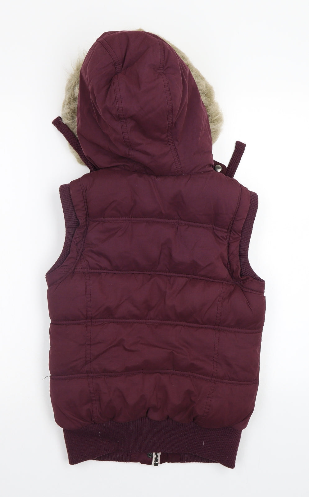 New Look Womens Purple   Gilet Waistcoat Size 8