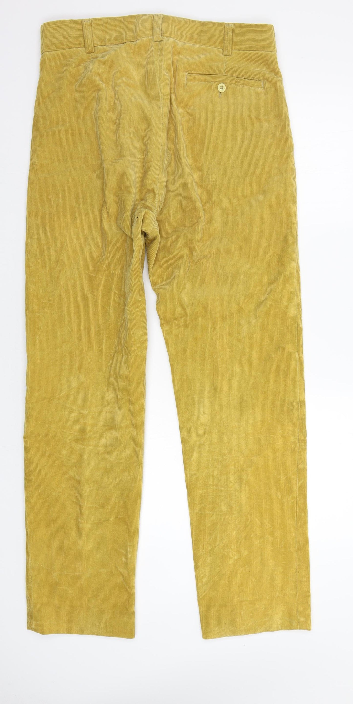 Pakeman Catto & Carter Mens Beige  Corduroy Trousers  Size 32 L31 in