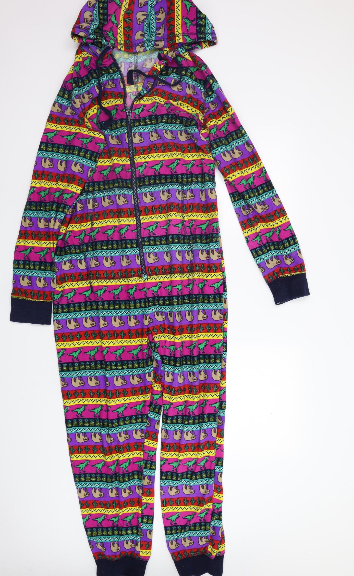 NEXT Womens Multicoloured Geometric   Bodysuit Size L  - Onesie
