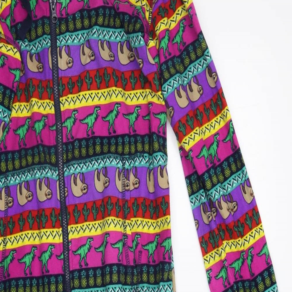 NEXT Womens Multicoloured Geometric   Bodysuit Size L  - Onesie