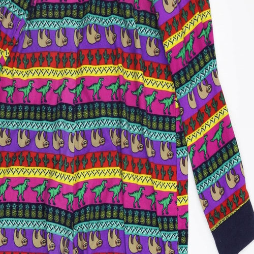 NEXT Womens Multicoloured Geometric   Bodysuit Size L  - Onesie