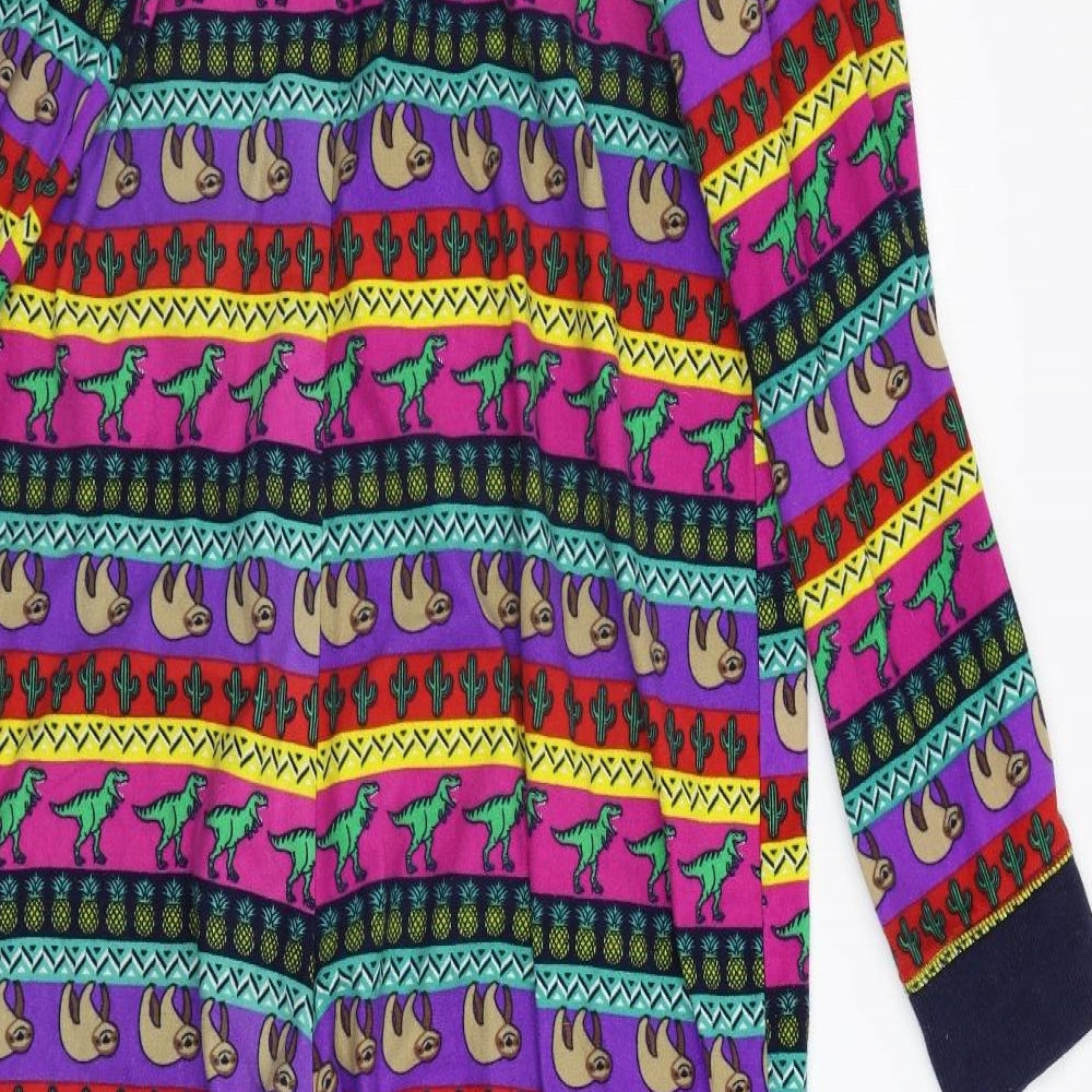 NEXT Womens Multicoloured Geometric   Bodysuit Size L  - Onesie