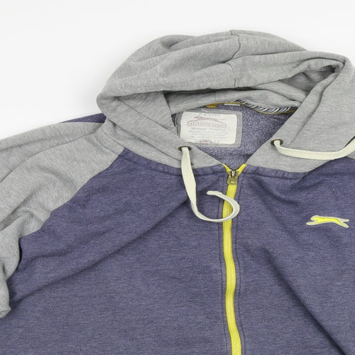 Slazenger Mens Blue   Full Zip Hoodie Size 3XL
